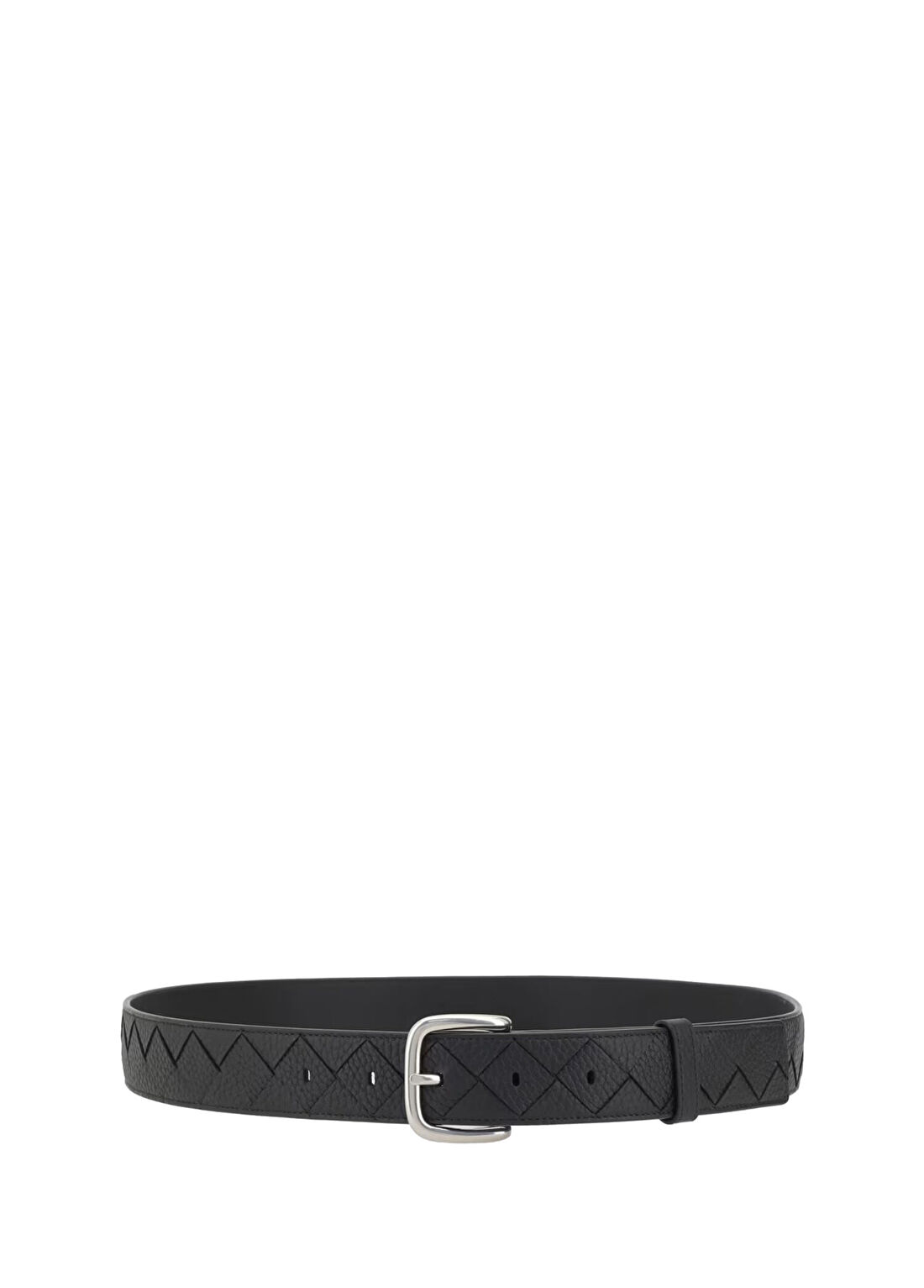 Bottega Veneta Siyah Erkek Deri Kemer